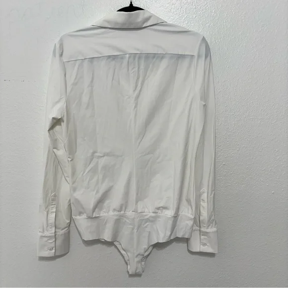 COMMANDO button down bodysuit in white - Picture 5 of 8
